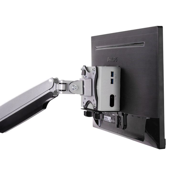 Supporto universale per mini computer Maclean MC-720 nero fino a 5 kg NUC MAC mini CPU
