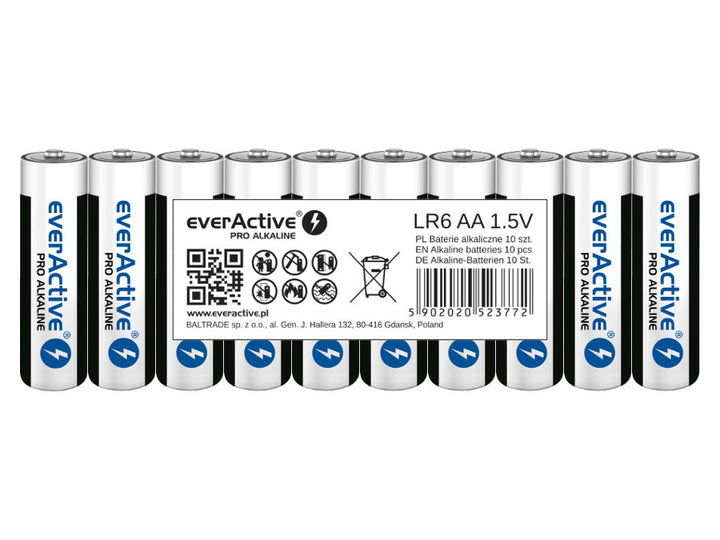 everActive Pro Alakline Batteria AA / AAA 10 pezzi