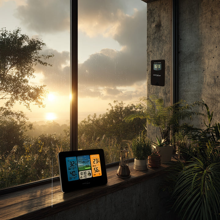 Stazione Meteorologica a Colori  Wireless Wifi GB522GreenBlue