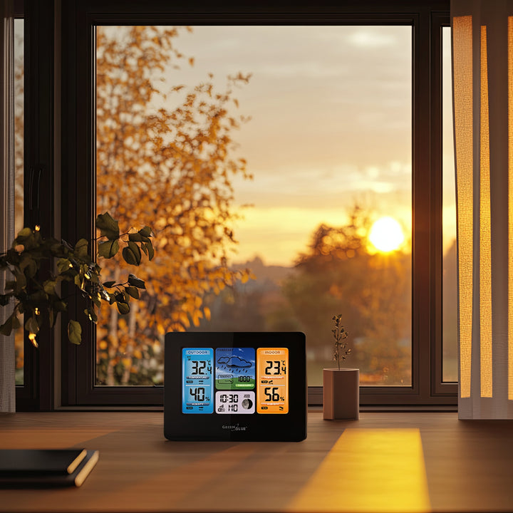 Stazione Meteorologica a Colori  Wireless Wifi GB522GreenBlue