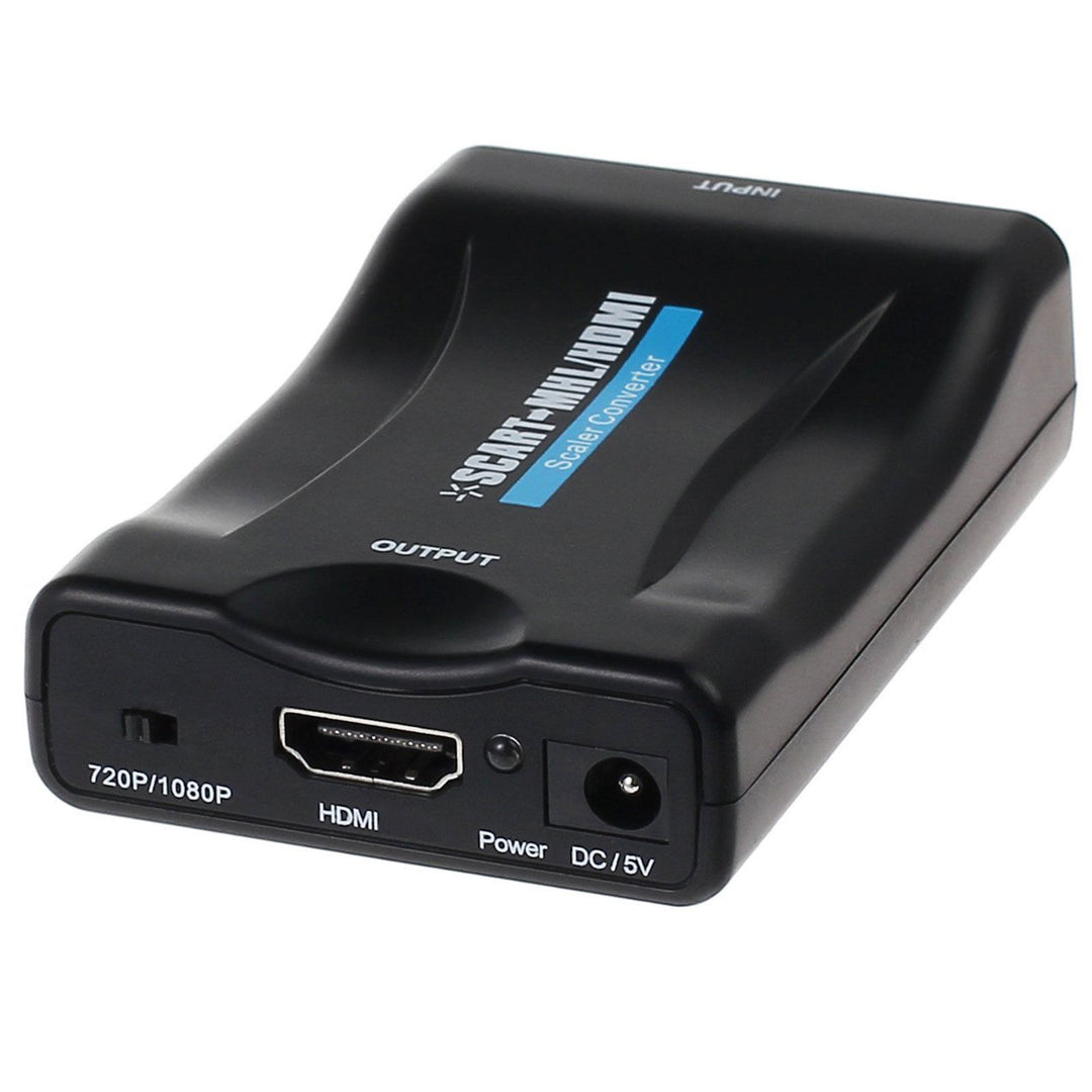 Il convertitore da SCART a HDMI è un convertitore universale che trasforma l'ingresso analogico SCART in un'uscita digitale HDMI (fino a 1080p a 60 Hz).