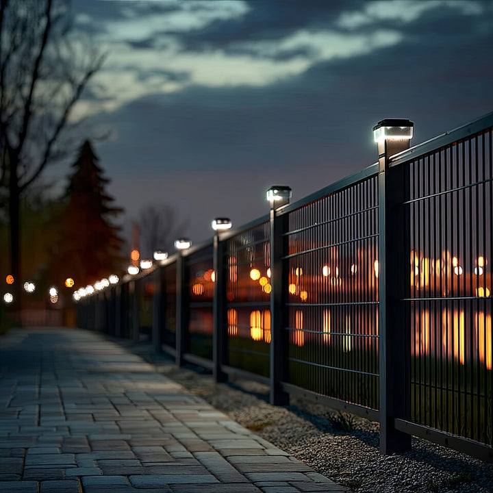 GreenBlue Lampada solare a LED, 80x80 mm,,Calotta di protezione GB127