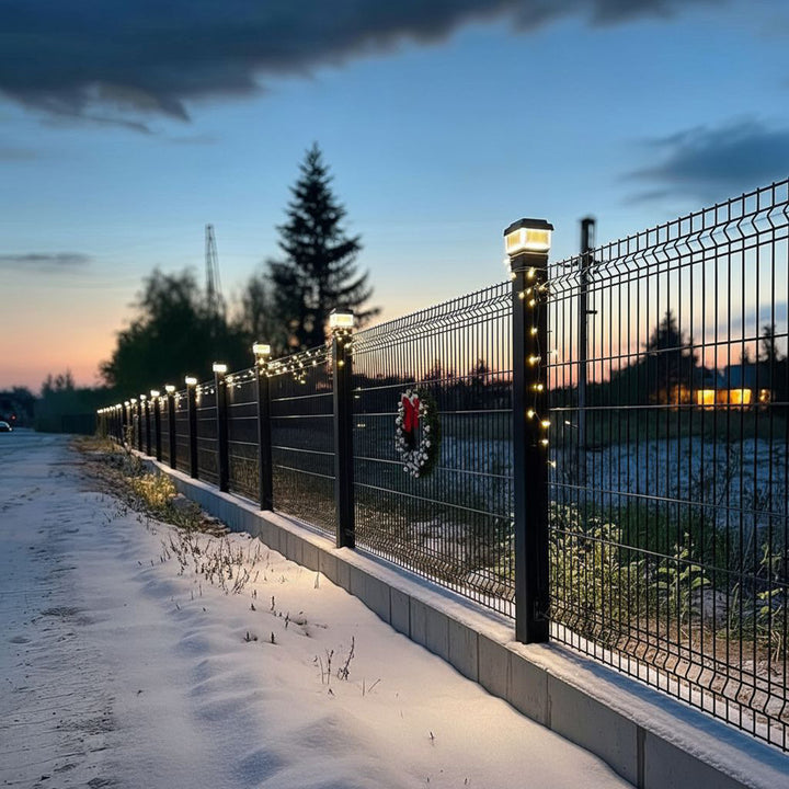 GreenBlue Lampada solare a LED, 80x80 mm,,Calotta di protezione GB127