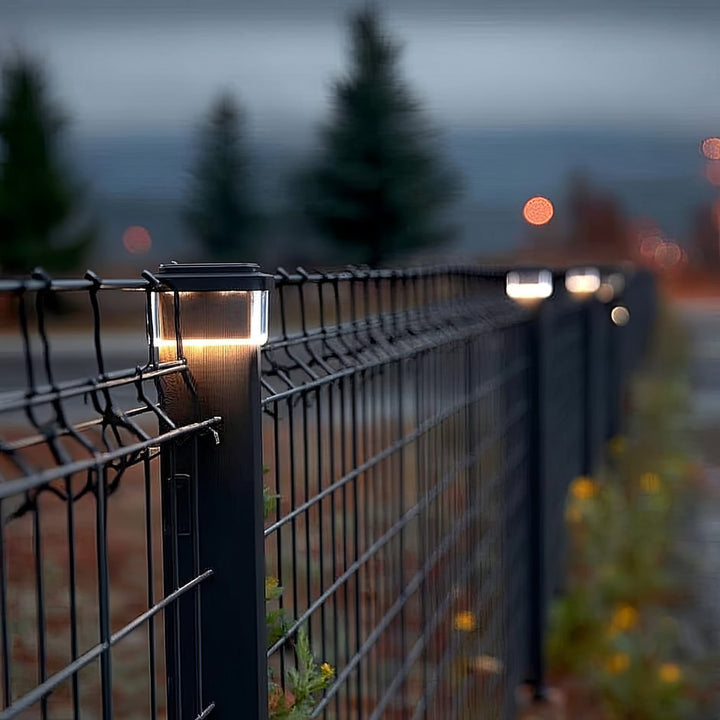 GreenBlue Lampada solare a LED, 80x80 mm,,Calotta di protezione GB127