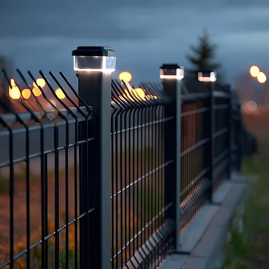 GreenBlue Lampada solare a LED, 80x80 mm,,Calotta di protezione GB127