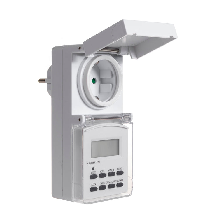 Digital Timer per Esterni con 10 programmi MCE08G Maclean