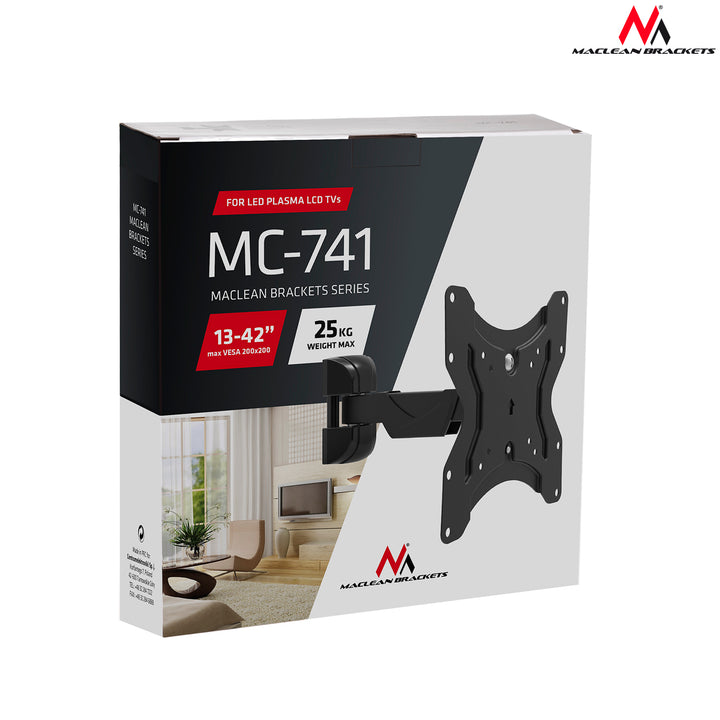 Supporto a Parete Monitor LCD LED Plasma TV Wall MountMaclean MC-741