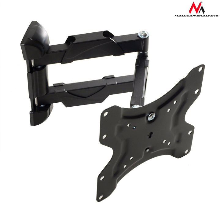 Maclean Supporto da parete, per TV o monitor, 13-55", 30 kg, nero, MC-742