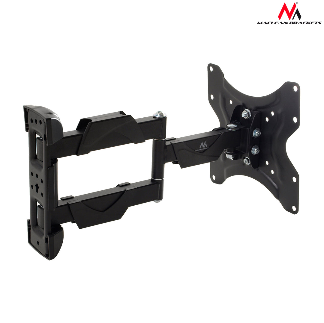 Maclean Supporto da parete, per TV o monitor, 13-55", 30 kg, nero, MC-742
