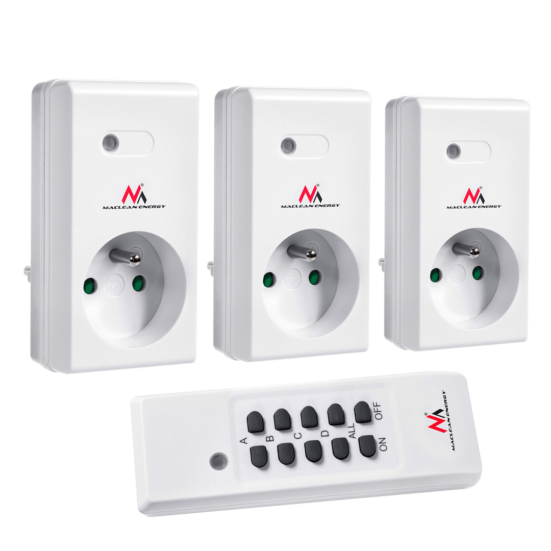Set di prese di rete di controllo remoto Maclean Energy MCE153