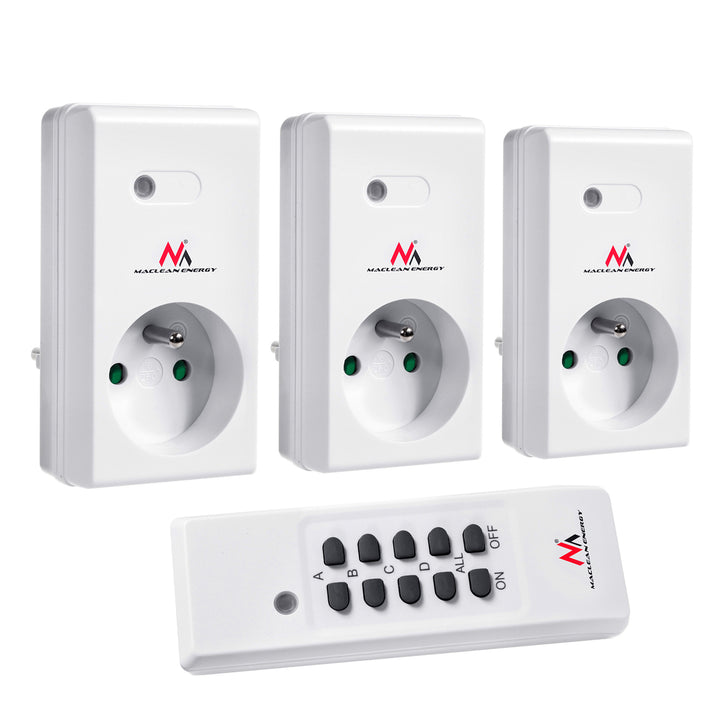 Set di prese di rete di controllo remoto Maclean Energy MCE153