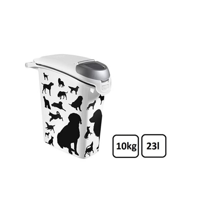 Contenitore per foraggio Curver Petlife Psy Black 10kg 23l