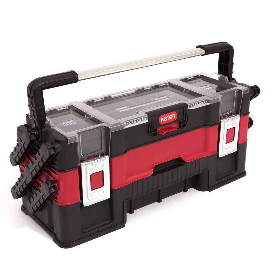 Casetta portautensili Curver Canti trio Nero rosso