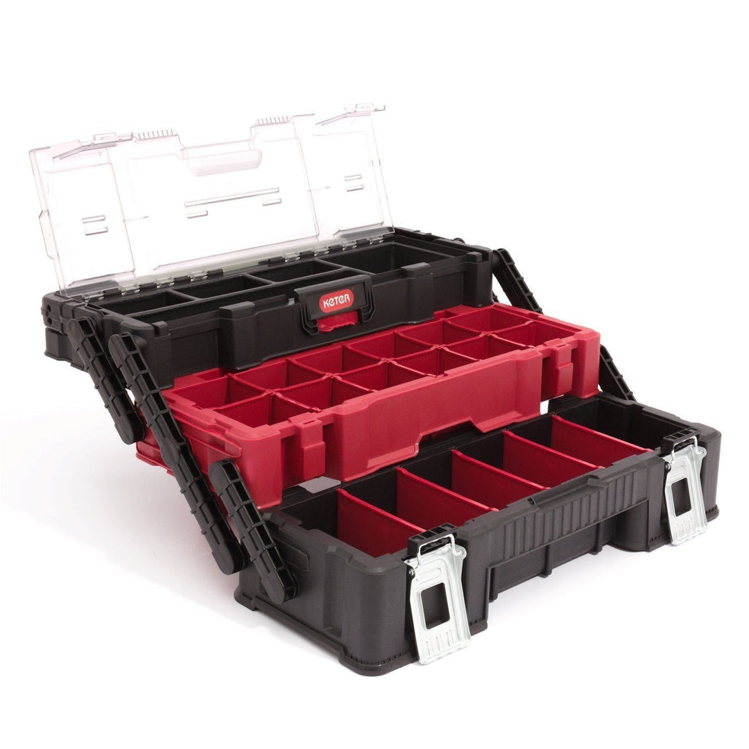 Casetta portautensili Curver Canti trio Nero rosso