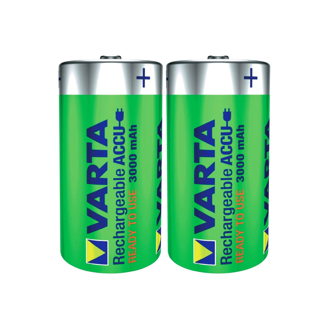 2x batterie ricaricabili Varta Ready2Use R14 C, capacità 3000 mAh