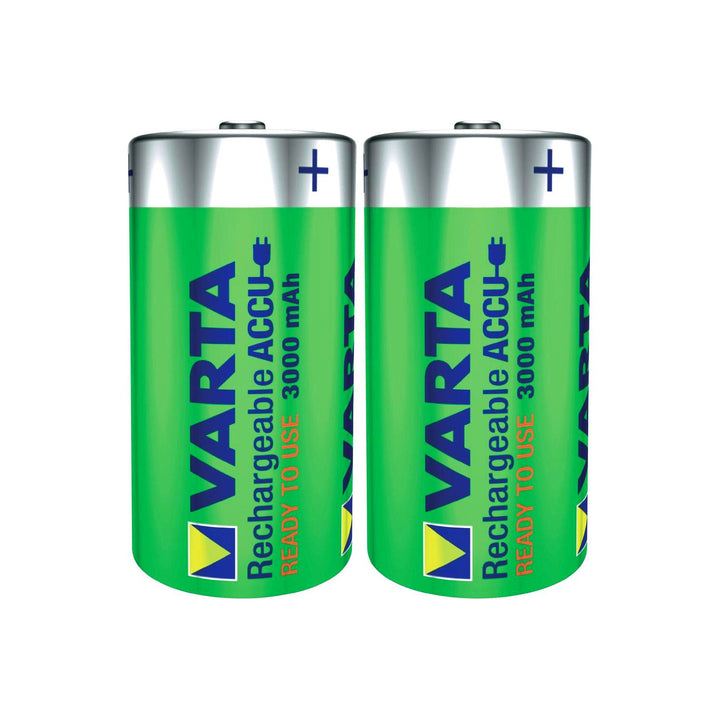 2x batterie ricaricabili Varta Ready2Use R14 C, capacità 3000 mAh