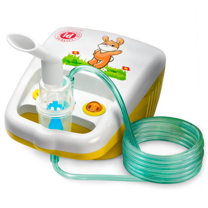 Inalatore a pistone Little Doctor, 2 maschere, 3 spruzzi, LD-212C