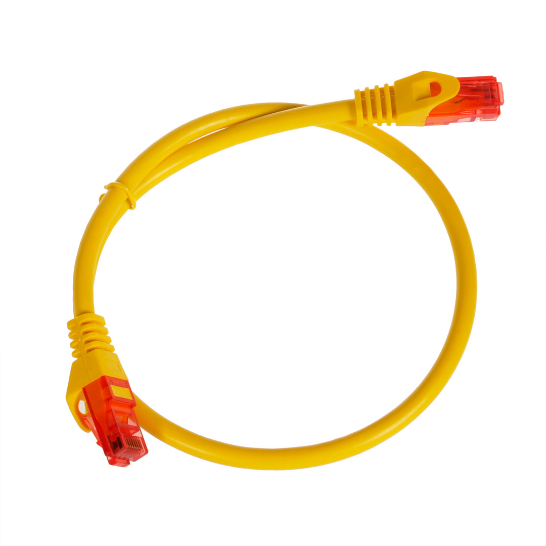 Cavo di rete LAN pr. ethernet RJ45 UTP cat6 0,5 m Maclean MCTV-300 Y