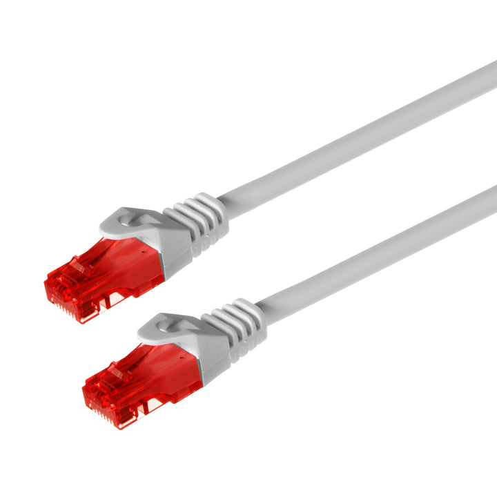 Cavo Maclean, cavo patch UTP, Plug-to-Plug, Cat6, 1 m, grigio, MCTV-301 W
