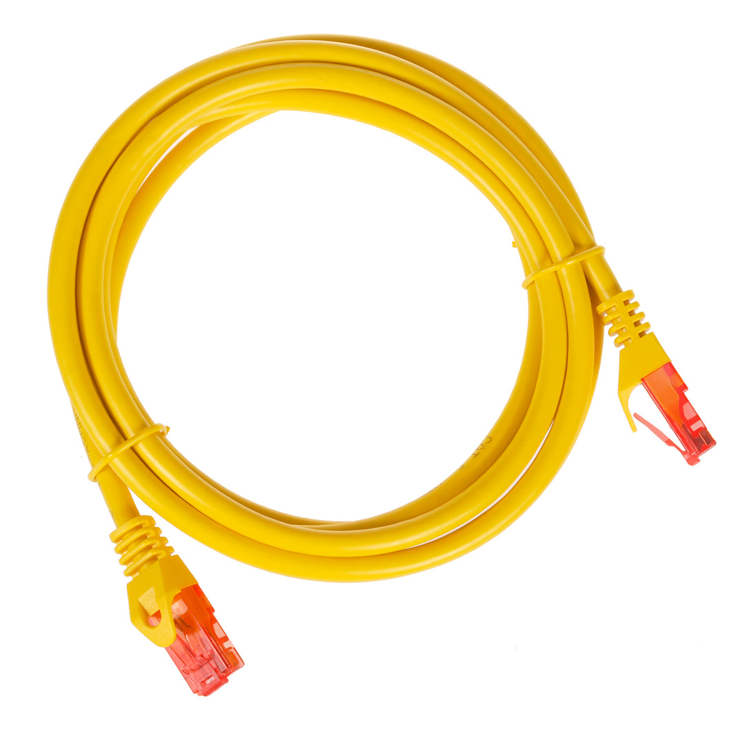 Cavo Maclean, cavo patch UTP, connettore a innesto, Cat6, 2 m, giallo, MCTV-302 Y