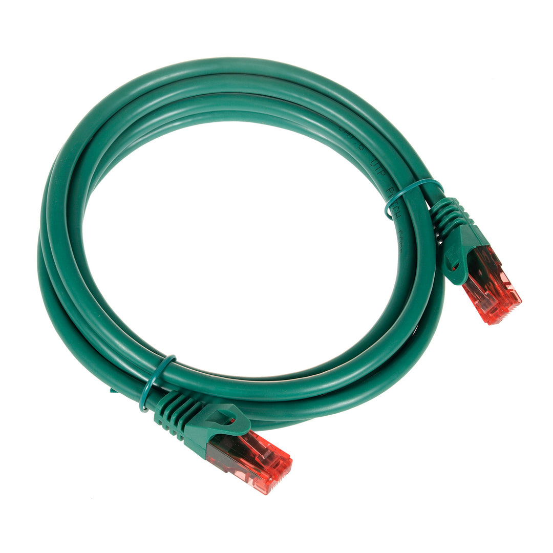 Cavo Maclean, cavo patch UTP, connettore a innesto, Cat6, 3 m, verde, MCTV-303 G