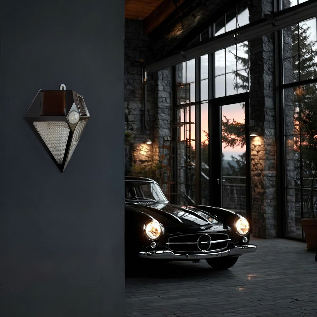 Lampada Solare da Parete con Senstore di Movimento 6 LED Maclean Energy MCE168 2x solar