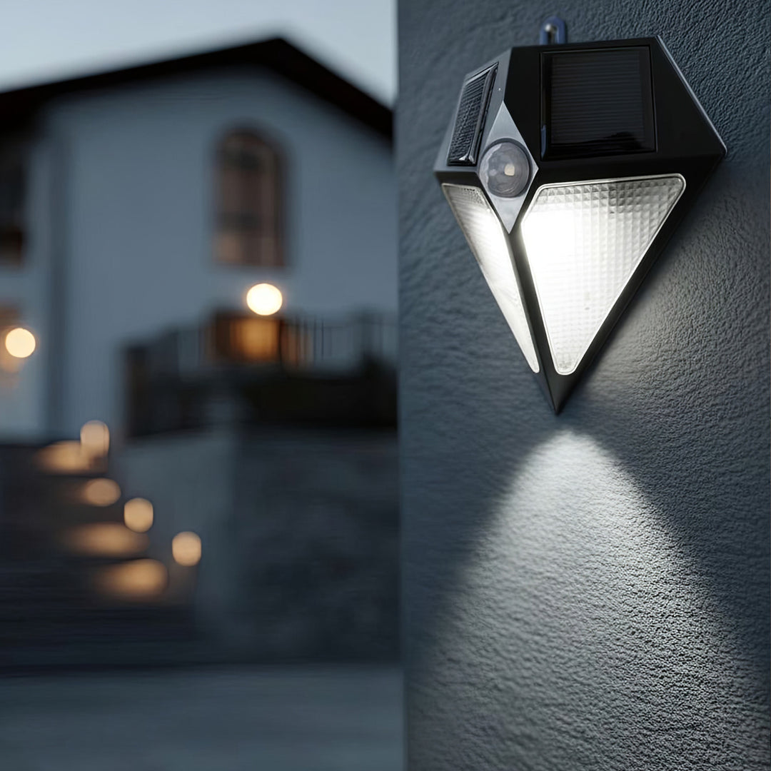 Lampada Solare da Parete con Senstore di Movimento 6 LED Maclean Energy MCE168 2x solar