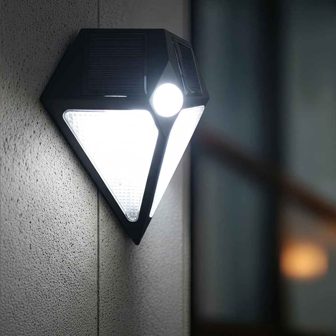 Lampada Solare da Parete con Senstore di Movimento 6 LED Maclean Energy MCE168 2x solar