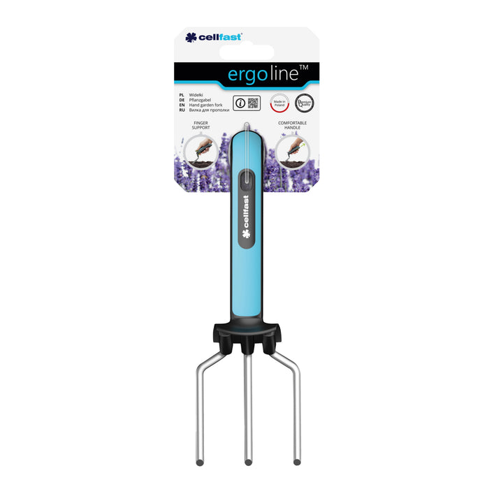 Forca da giardino Cellfast, impugnatura ergonomica, dentini in acciaio inox, Ergo