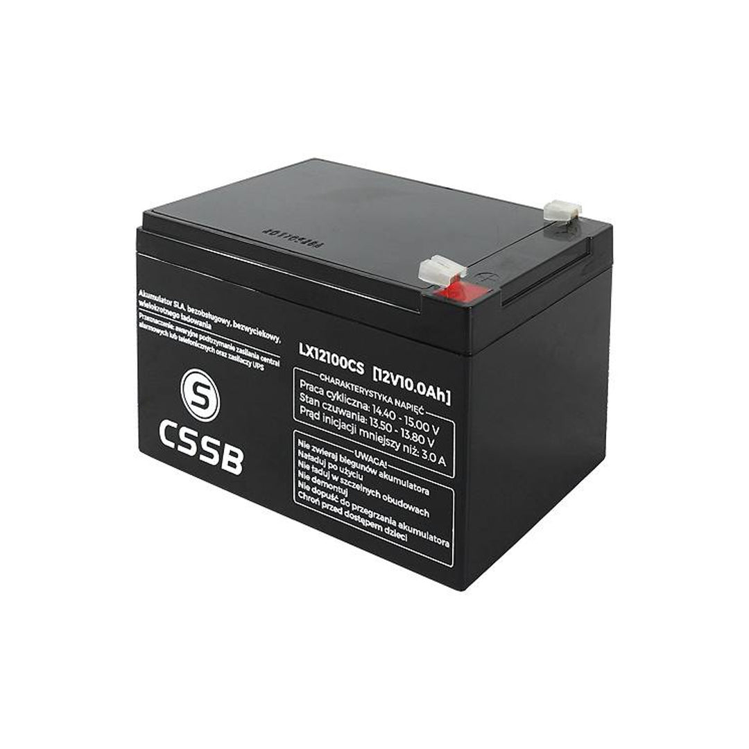 Batteria al gel 12V 10Ah LX12100 LAMEX tecnologia STARLIGHT