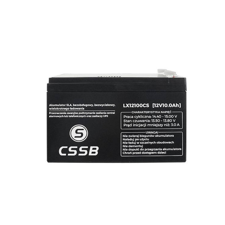 Batteria al gel 12V 10Ah LX12100 LAMEX tecnologia STARLIGHT