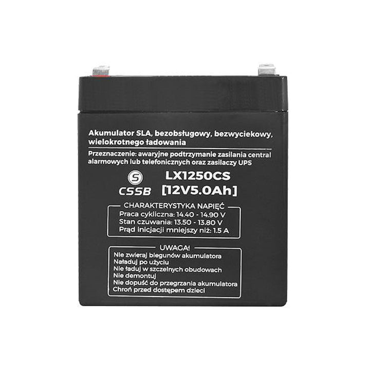 Batteria al gel PS 12V 5Ah LX1250CS vario uso LAMEX