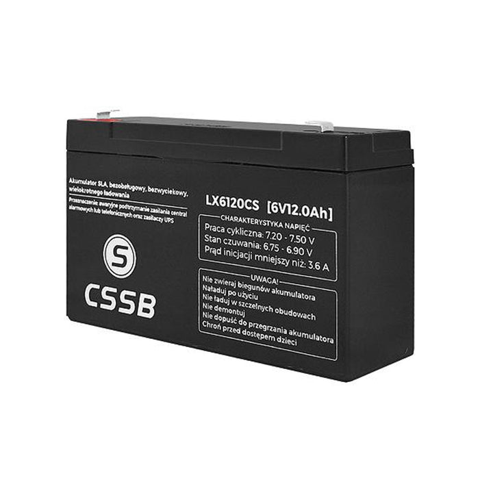 Batteria al  gel  PS 6V 12Ah  battera  uso  vario LAMEX