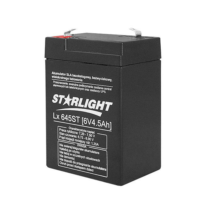 Batteria al gel, PS 4.5Ah - 6V AGM peso 1 kilogramma