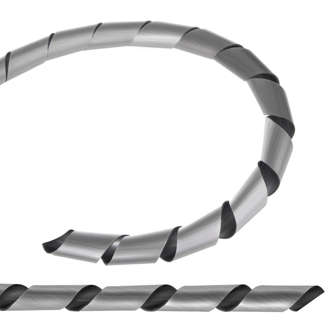 Organizzatore di griglie per cavi Maclean, mascheratura, (8,7*10 mm), 3 m, spirale argento, MCTV-685S