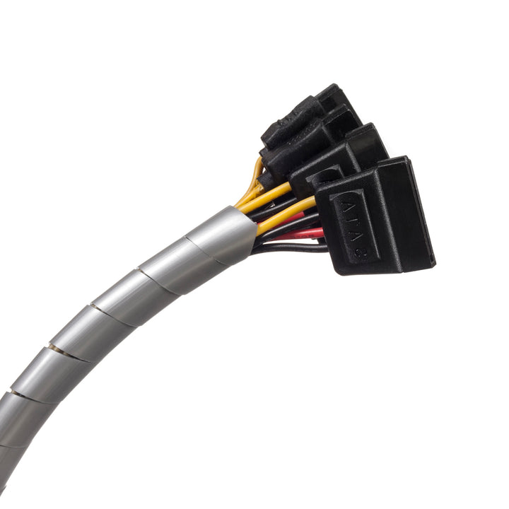 Organizzatore di griglie per cavi Maclean, mascheratura, (8,7*10 mm), 3 m, spirale argento, MCTV-685S