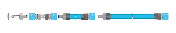 Tubo per irrigazione Cellfast, a tre canali, resistente ai raggi UV, 7,5 m, Primavera