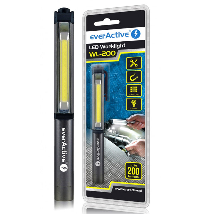 Torcia da officina COB 3W LED everActive WL-200