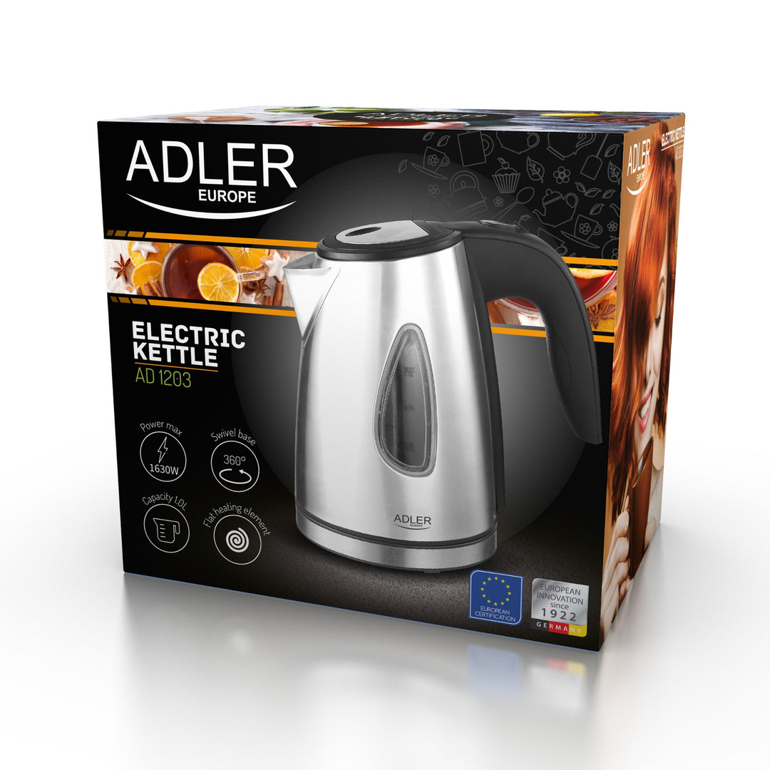 Bollitore elettrico a batteria da 1 litro Adler AD 1203