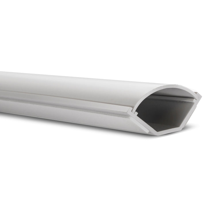 Canalina Copricavo con nastro biadesivo 1.5m 43*23MM bianca Maclean MCTV-575