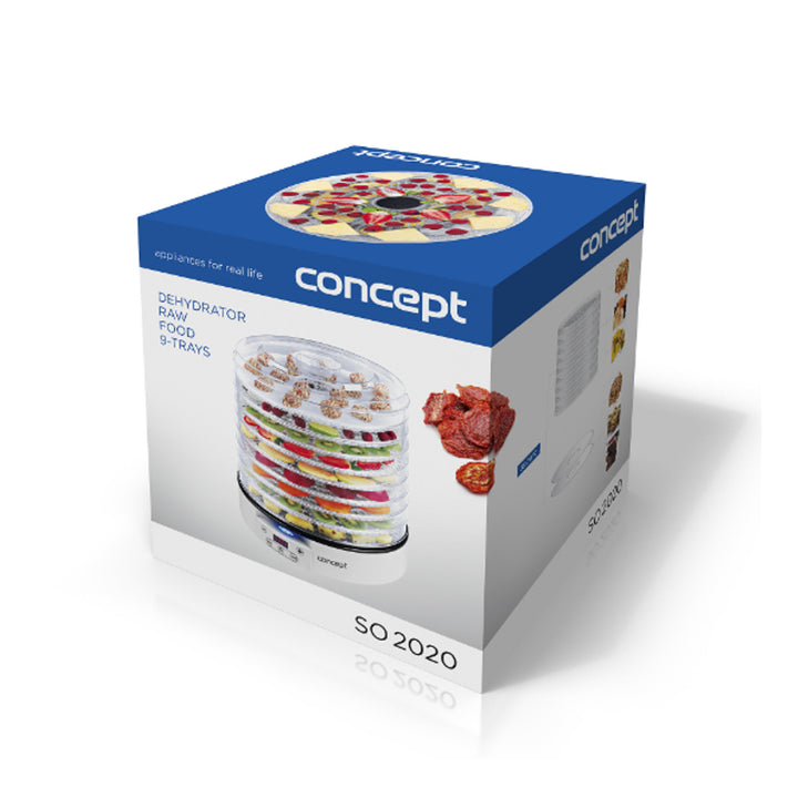 Essicatore per alimenti frutta verdura funghi 9 vassoi SO2020 CONCEPT