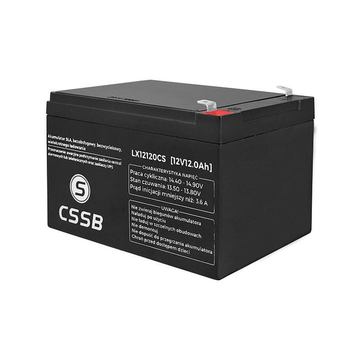 Batteria al gel LX12120 12V 12Ah peso 4kg tecnologia AGM