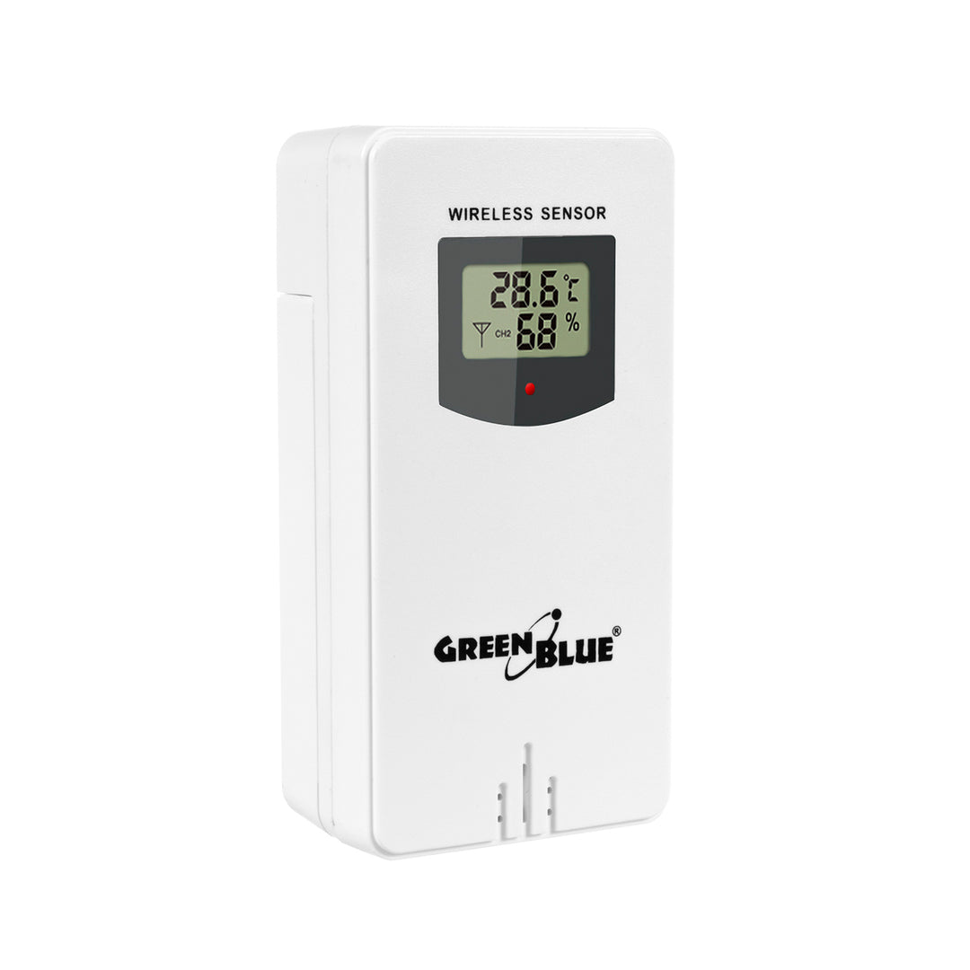 Stazione meteo wireless 9 colori GreenBlue GB151 DCF VA LCD