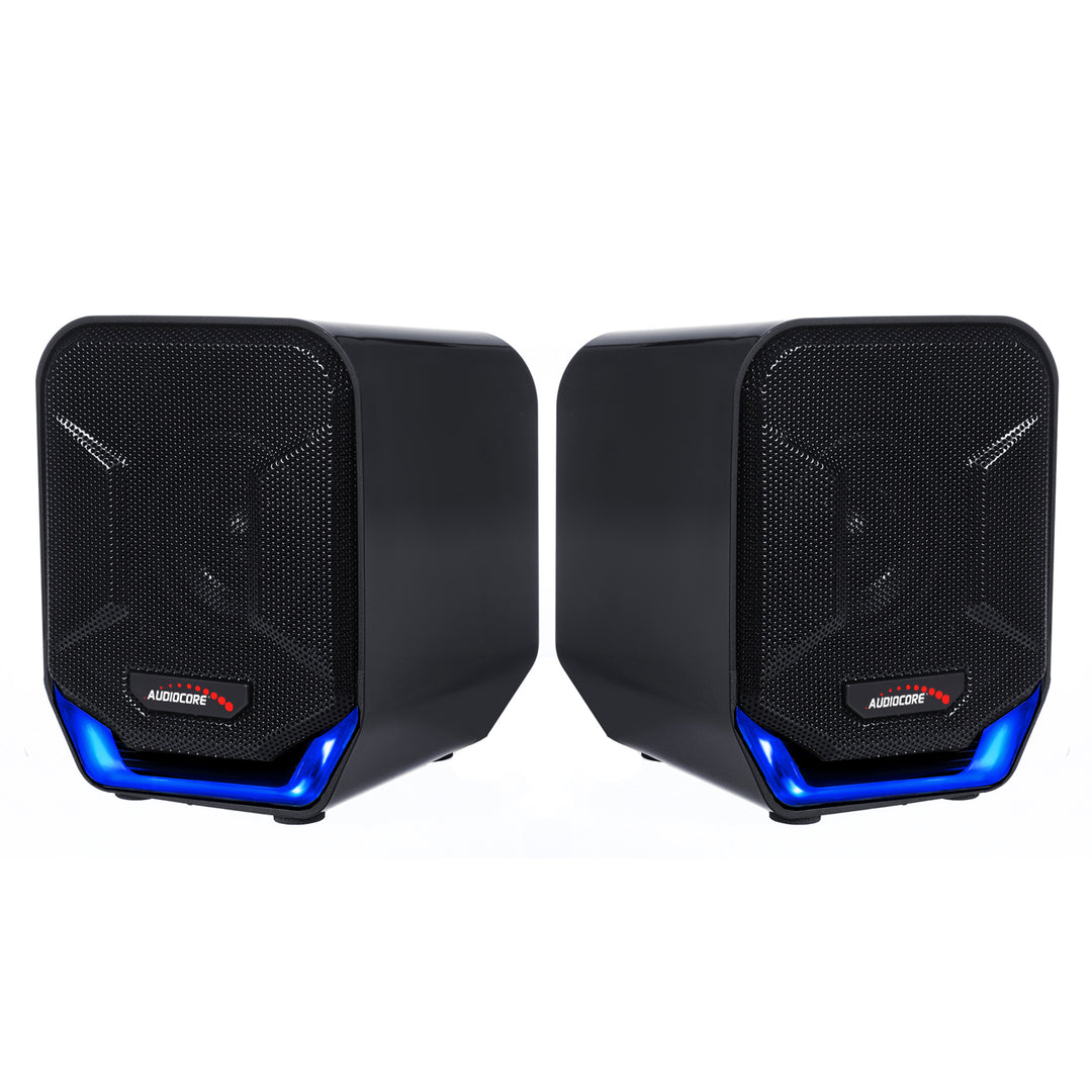Altoparlanti 6W USB Blue&Black Audiocore AC865 B Moderno
