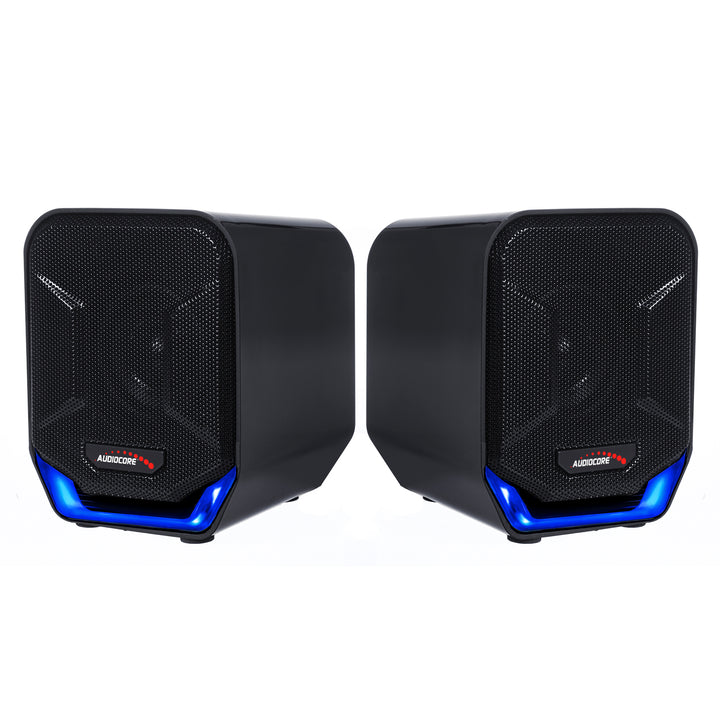 Altoparlanti 6W USB Blue&Black Audiocore AC865 B Moderno