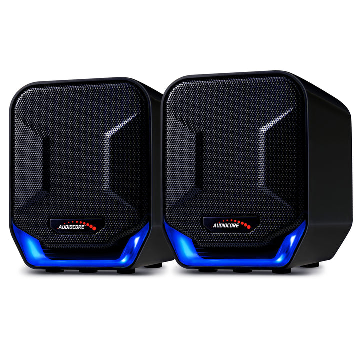 Altoparlanti 6W USB Blue&Black Audiocore AC865 B Moderno