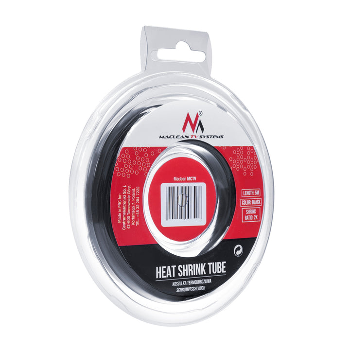 Tubo termorestringente 2:1 6mm*5m Maclean MCTV-532