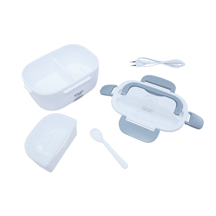 LUNCHBOX riscaldatore elettrico ADLER LUNCH BOX contenitore per alimenti grigio thermos contenitore - per il riscaldamento facile e veloce degli alimenti