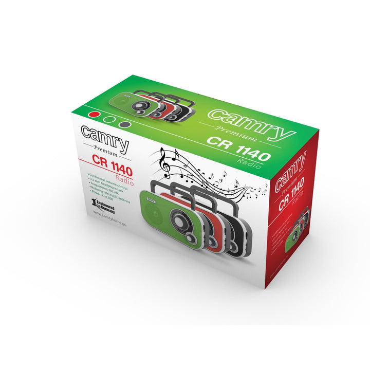 Radio mobile da cucina AM/FM CR1140 Camry nero