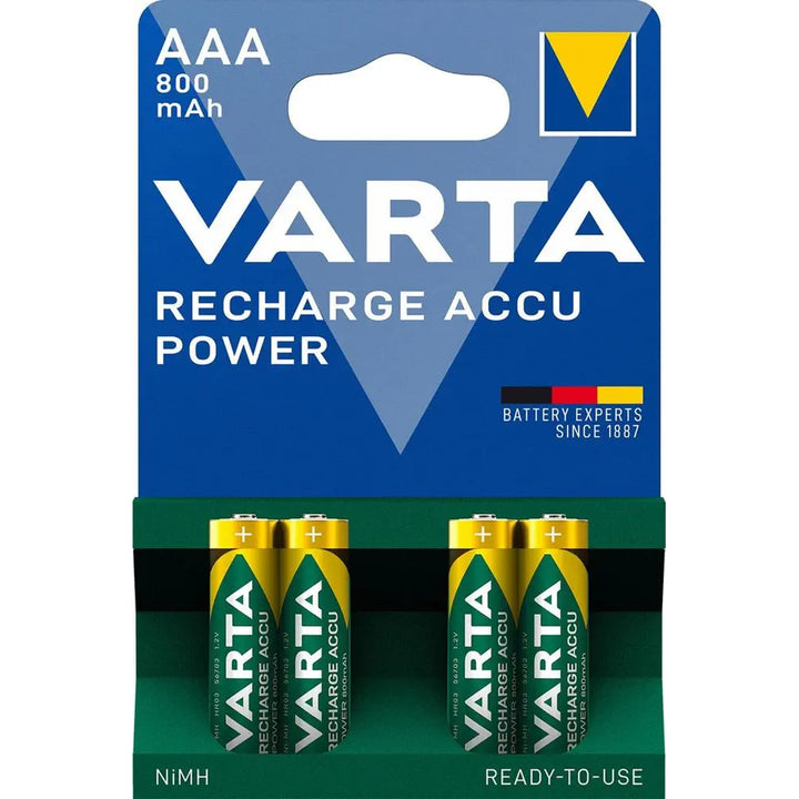 4x tappo batteria Varta Ready2use R03 AAA 800mAh NiMH
